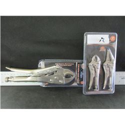New set of 3 Vise grips