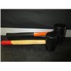 Image 1 : 2 New Rubber Mallets 16 oz & 8 oz