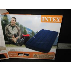 INTEX Twin Classic Downey Air Mattress / open box