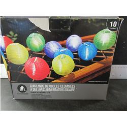 Solar powered LED String Lights / tested working