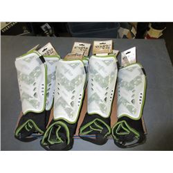 7 Pairs of New Striker Euro Soccer Shin Gaurds / for ages 6 - 12