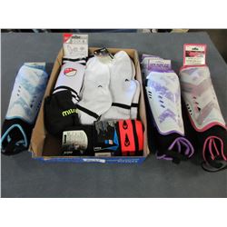 Flat full of New Soccer Socks / Shin Gaurds 3-5 & 12+