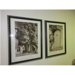 Pair of Emanuel Demitri Volakis framed Prints / 21 x 27"