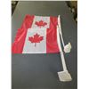 Image 1 : 2 Canada Car Flags / one can use a small stitch in the top corner- see pic