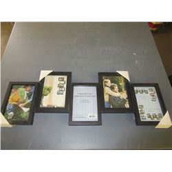 New Picture frame combo of 5 /   4x6" frames