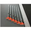 Image 1 : 6 New Heavy Duty Tent Pegs / Excellent for hard ground / 10inch x 1/4 thick