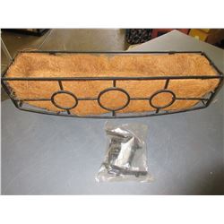New 24inch Window Basket with Coco Liner and Hardware