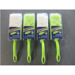 4 New Spic & Span 360deg Premium Duster / super soft microfiber traps dust