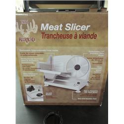 Meat Slicer / 150 watt motor / 7.5" serrated stainless steel blade / strong