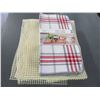 Image 1 : 8 New Waffle Dishcloths & 2 non skid Bathroom rug underlay