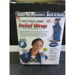 New Thermapulse Relief Wrap / Massaging heat wrap / 2 heat settings / 4