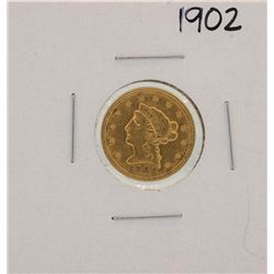 1902 $2 1/2 Liberty Head Quarter Eagle Gold Coin