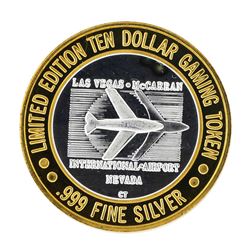 .999 Silver McCarran International Airport Las Vegas, NV $10 Limited Casino Toke