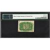 Image 2 : 1862 First Issue 10 Cent Fractional Currency Note PMG Choice Uncirculated 63