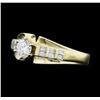 Image 2 : 14KT Yellow Gold 0.82 ctw. Diamond Ring