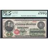 Image 1 : 1862 $1 Legal Tender Note Fr.16 PCGS Superb Gem New 67PPQ