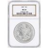 Image 1 : 1881 $1 Morgan Silver Dollar Coin NGC MS64