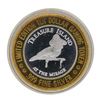 Image 1 : .999 Silver Treasure Island Las Vegas, NV $10 Casino Limited Edition Gaming Toke