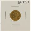 Image 1 : 1847-O $2 1/2 Liberty Head Quarter Eagle Gold Coin