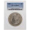 Image 1 : 1889 $1 Morgan Silver Dollar Coin PCGS MS63
