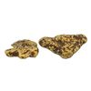 Image 1 : Lot of (2) Gold Nuggets 2.7 Grams Total Weight