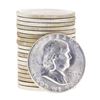 Image 1 : Roll of (20) Brilliant Uncirculated 1953-S Franklin Half Dollar Coins