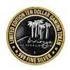 Image 2 : .999 Silver The Mirage Las Vegas, Nevada $10 Limited Edition Casino Gaming Token