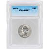 Image 1 : 1951 Washington Quarter Coin ICG MS67