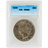 Image 1 : 1925 $1 Peace Silver Dollar Coin ICG MS66