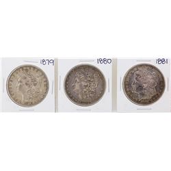 Lot of 1897-1881 $1 Morgan Silver Dollar Coins