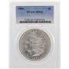 Image 1 : 1896 $1 Morgan Silver Dollar Coin PCGS MS63
