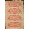 Image 2 : Uncut Sheet of 1800's $5 Citizens Bank of Louisiana Obsolete Notes
