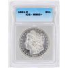 Image 1 : 1881-O $1 Morgan Silver Dollar Coin ICG MS65+