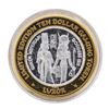 Image 1 : .999 Silver Luxor Las Vegas, Nevada $10 Casino Limited Edition Gaming Token