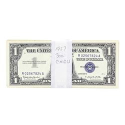 Lot of (300) 1957 $1 Silver Certificate Notes