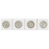 Image 2 : Lot of 1954-1957 Franklin Half Dollar Silver Coins