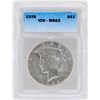 Image 1 : 1928 $1 Peace Silver Dollar Coin ICG MS63