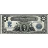 Image 1 : 1899 $2 Mini-Porthole Silver Certificate Note