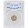 Image 1 : 1919 Mercury Dime Coin PCGS MS63FB