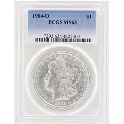 1904-O $1 Morgan Silver Dollar Coin PCGS MS63