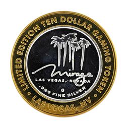 .999 Silver The Mirage Las Vegas, Nevada $10 Casino Limited Edition Gaming Token