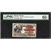 Image 1 : 1893 World's Columbian Exposition Ticket PMG Gem Uncirculated 65EPQ