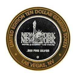 .999 Silver New York New York Hotel & Casino $10 Casino Limited Edition Gaming T