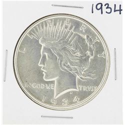 1934 $1 Peace Silver Dollar Coin