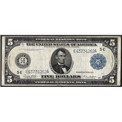 1914 $5 Federal Reserve Note