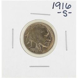 1916-S Buffalo Nickel Coin