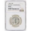 Image 1 : 1946-S Booker T. Washington Memorial Half Dollar Coin NGC MS64