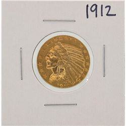 1912 $5 Indian Head Half Eagle Gold Coin