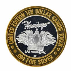 .999 Silver Flamingo Las Vegas Nevada $10 Casino Limited Edition Gaming Token