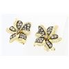 Image 3 : Levian 14KT Yellow Gold 1.50ctw Diamond Earrings